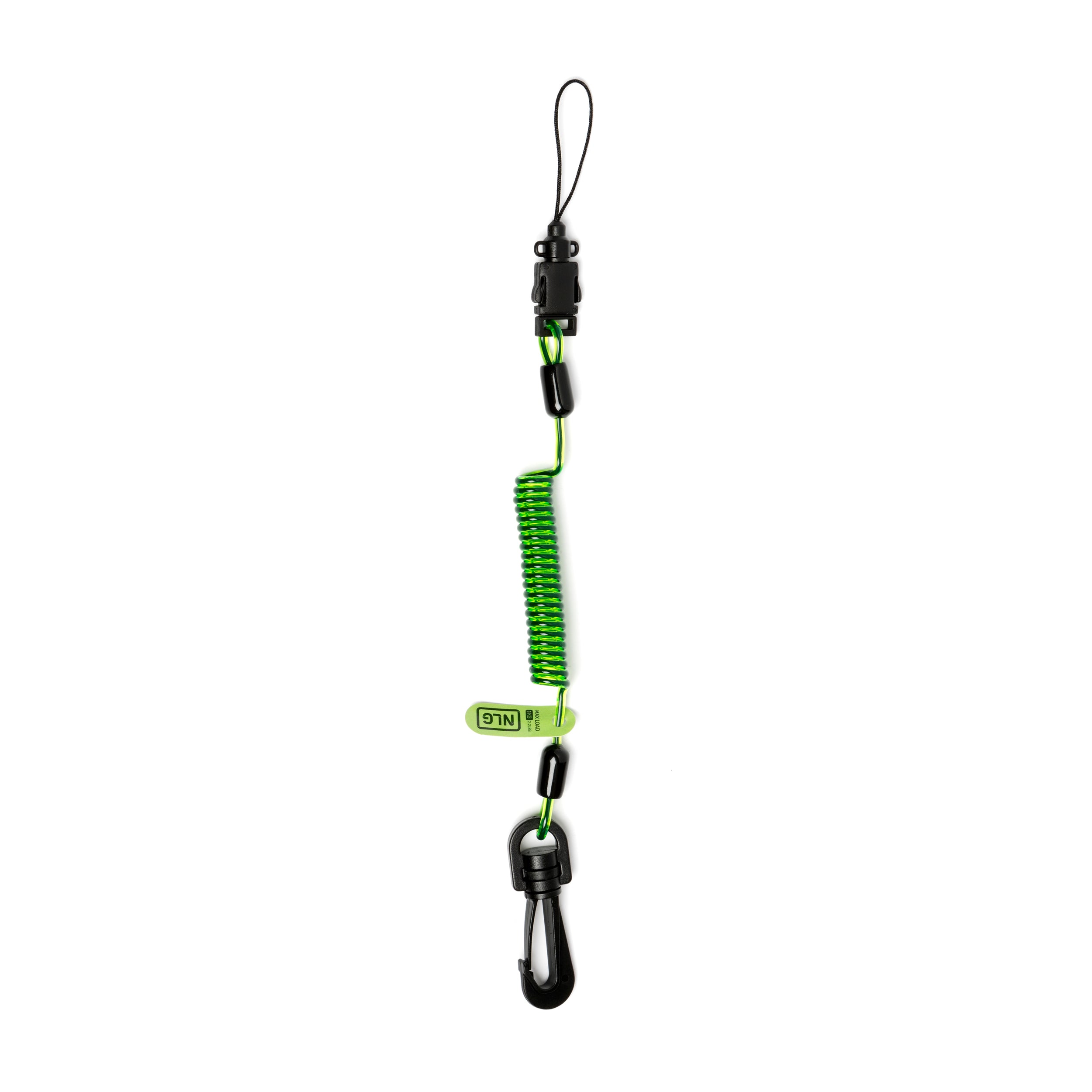 Never Let Go (NLG) Short Coiled Tool Lanyard, Quick Clip available at  Altisafe - Altisafe Ltd