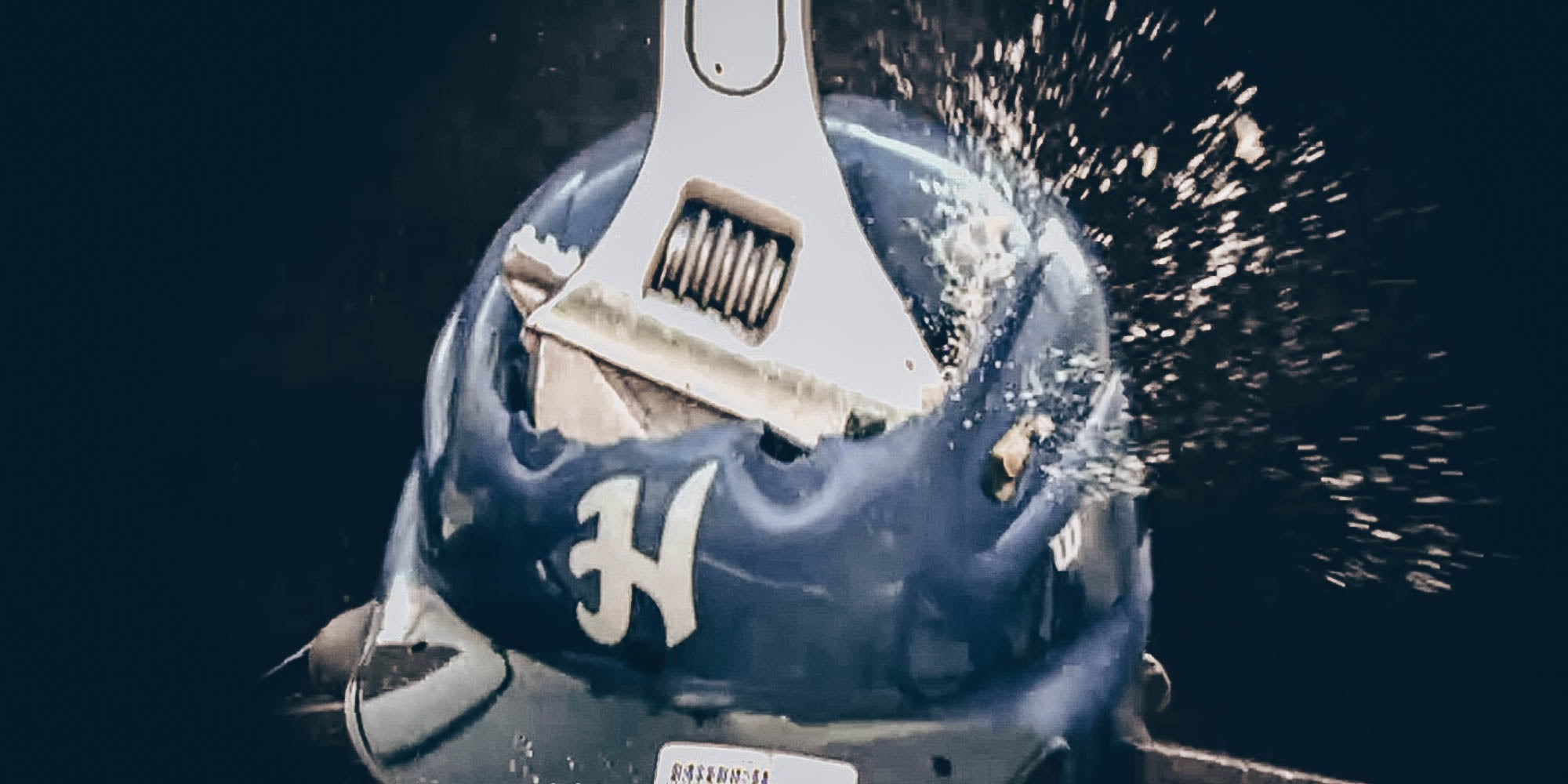 What happens when you drop a 3.5kg wrench from 60 metres?
