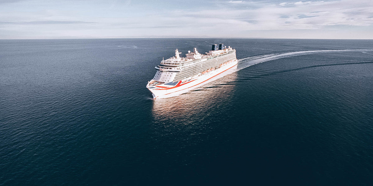 P&O’s flagship Britannia tethers up