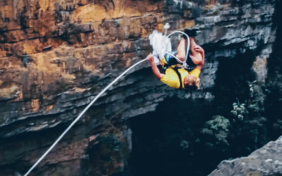 The highest rope swing in the world? Watch this crazy video.