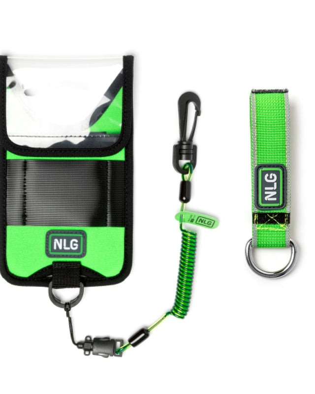 Never Let Go (NLG) Short Coiled Tool Lanyard, Quick Clip available