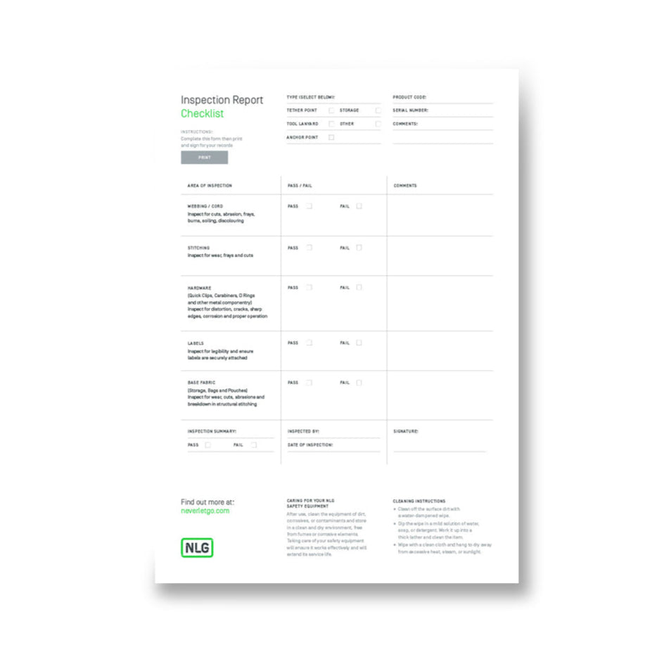 Inspection Checklist